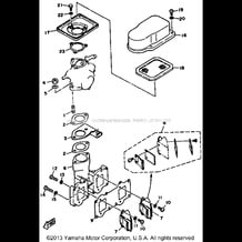 AIR CLEANER pour Yamaha 1987 WaveRunner WR500H - 1987