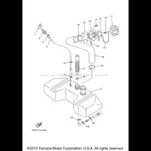 OIL TANK pour Yamaha 2000 WaveRunner WAVERUNNER (Metallic Marine Silver) - XL800Y - 2000