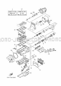 REPAIR KIT 1 pour Yamaha 2024 WaveRunner EX Sport (EX1050B-A)
