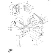 ELECTRIC CASE  ('82-'83 JS440-A6/A7 pour Kawasaki 1982 JS440