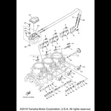 CYLINDER. CRANKCASE 2 pour Yamaha 2000 WaveRunner XL1200  LTD - XA1200Y - 2000