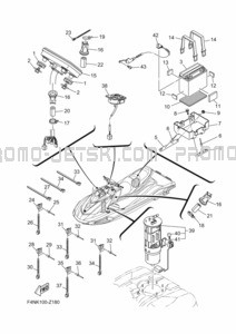 ELECTRICAL 3 pour Yamaha 2024 VX1050B-A