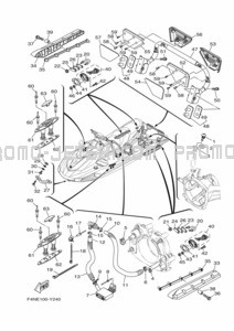 HULL & DECK pour Yamaha 2024 VX1050B-A