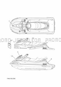 GRAPHIQUE pour Yamaha 2024 VX1050B-A