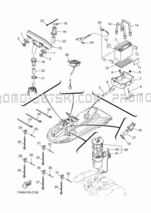 ELECTRICAL 3 pour Yamaha 2024 WaveRunner VX Deluxe (VX1050D-A)