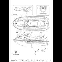 GRAPHIC. TOOL pour Yamaha 2000 WaveRunner XL1200  LTD - XA1200Y - 2000