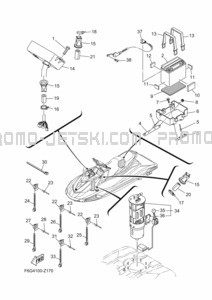 ELECTRICAL 3 pour Yamaha 2024 WaveRunner VX-C (VX1050G-A)