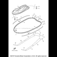 GUNWALE. MAT pour Yamaha 2000 WaveRunner XL 1200 LTD (XA1200Y) 2000