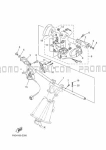 STEERING 1 pour Yamaha 2024 WaveRunner VX-C (VX1050G-A)