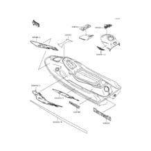 Decals(JH750-A1) pour Kawasaki 1992 750 SS