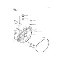 Engine Cover(s) pour Kawasaki 1992 750 SS