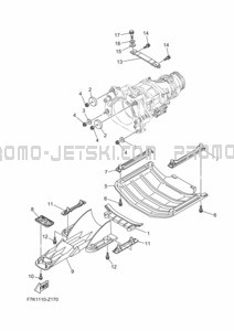 JET UNIT 4 pour Yamaha 2024 WaveRunner FX HO (FX1900C)