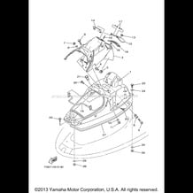 ENGINE HATCH 1 pour Yamaha 2000 WaveRunner XL700 - XL700Y - 2000