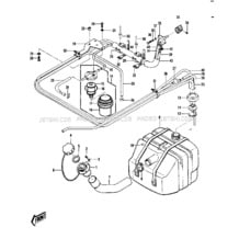 FUEL TANK  ('82-'83 JS440-A6/A7) pour Kawasaki 1982 JS440