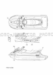 GRAPHICS pour Yamaha 2024 VX1900B-A