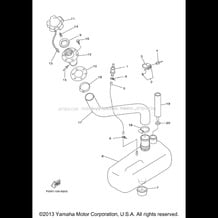 OIL TANK pour Yamaha 2000 WaveRunner XL700 - XL700Y - 2000