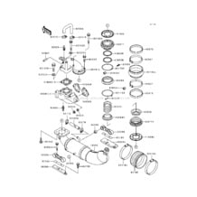 Muffler(s) pour Kawasaki 1992 750 SS