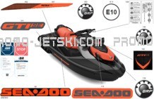 Body - Decals pour Sea-Doo 2023 GTI SE 130