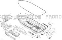 Body - Hull pour Sea-Doo 2023 GTI SE 130