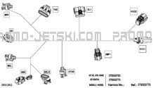 Electric - Steering Wiring Harness - 278003780 pour Sea-Doo 2023 GTI SE 130