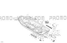 Body - Hull pour Sea-Doo 2023 GTX STD 300