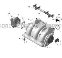 ROTAX - Air Intake Manifold And Throttle Body pour Sea-Doo 2023 GTX LIMITED 300