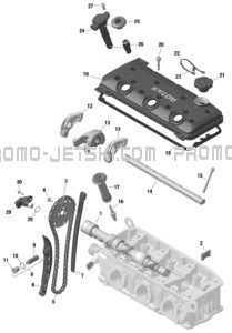 ROTAX - Valve Train pour Sea-Doo 2023 GTX LIMITED 300
