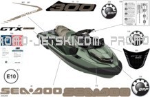 Body - Decals pour Sea-Doo 2023 GTX LIMITED 300