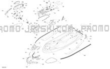 Body - System pour Sea-Doo 2023 GTX LIMITED 300