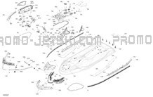 Body - System pour Sea-Doo 2023 EXPLORER PRO 170