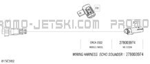 Electric - Echo Sounder Wiring Harness - 278003974 pour Sea-Doo 2023 EXPLORER PRO 170