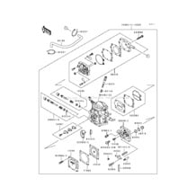 Carburetor pour Kawasaki 1992 750 SX