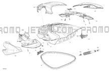 Body - Front Cover pour Sea-Doo 2023 RXP X 300
