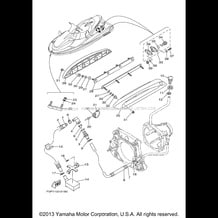 HULL. DECK pour Yamaha 2000 WaveRunner XL 800 (XA800Y) 2000