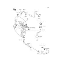 Cooling pour Kawasaki 1992 750 SX