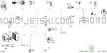 Electric - Main Harness - 278003783 pour Sea-Doo 2023 RXP X 300 SPECIAL SERIES