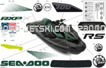 Body - Decals pour Sea-Doo 2023 RXP X 300 SPECIAL SERIES