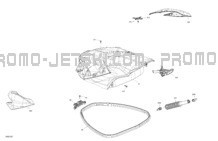 Body - Front Cover pour Sea-Doo 2023 RXP X 300 SPECIAL SERIES