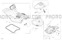 Body - Seat pour Sea-Doo 2023 RXP X 300 SPECIAL SERIES