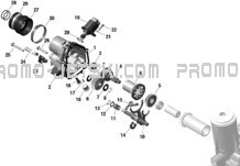 ROTAX - iDF Gearbox pour Sea-Doo 2023 RXT X 300