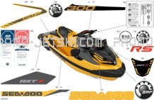 Body - Decals pour Sea-Doo 2023 RXT X 300
