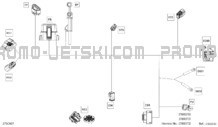 Electric - Main Harness - 278003701 pour Sea-Doo 2023 SPARK 90 - 2UP