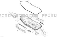 Body - Hull pour Sea-Doo 2023 SPARK 90 - 2UP