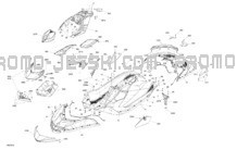 Body - System pour Sea-Doo 2023 SPARK 90 - 2UP