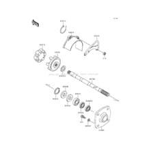 Drive Shaft pour Kawasaki 1992 750 SX