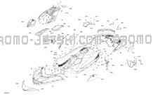 Body - System pour Sea-Doo 2023 SPARK TRIXX - 2UP