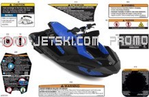Body - Warning Decals pour Sea-Doo 2023 SPARK TRIXX - 2UP