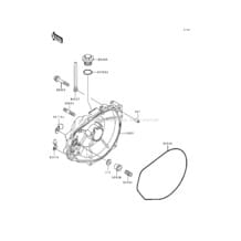 Engine Cover(s) pour Kawasaki 1992 750 SX