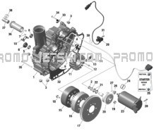 ROTAX - Magneto and Electric Starter pour Sea-Doo 2023 WAKE PRO 230