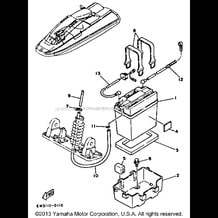 ELECTRICAL 2 pour Yamaha 1991 WaveRunner SUPER JET 650 (SJ650P) 1991